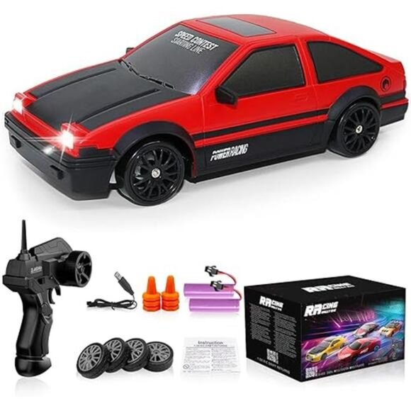 Remote Control Car RC Drift 2.4GHz 1:24 Scale 4WD 15KM/H High Speed Model - Picture 7 of 7